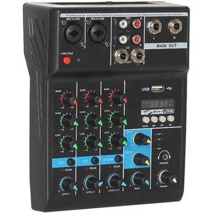 NEW 4 Channel Professional Audio Mixer